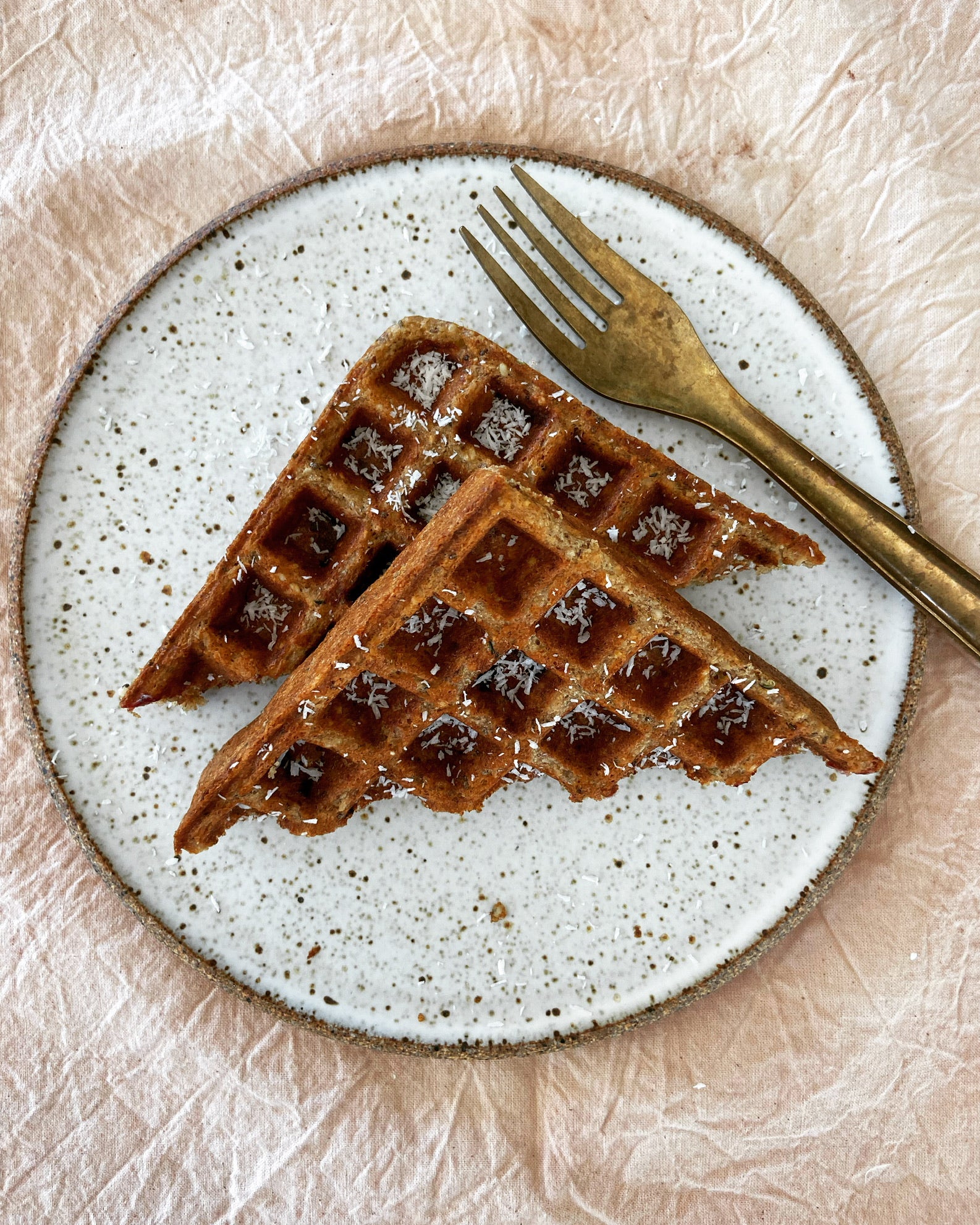 Banana Coconut Waffles | Recipes – These are the Days